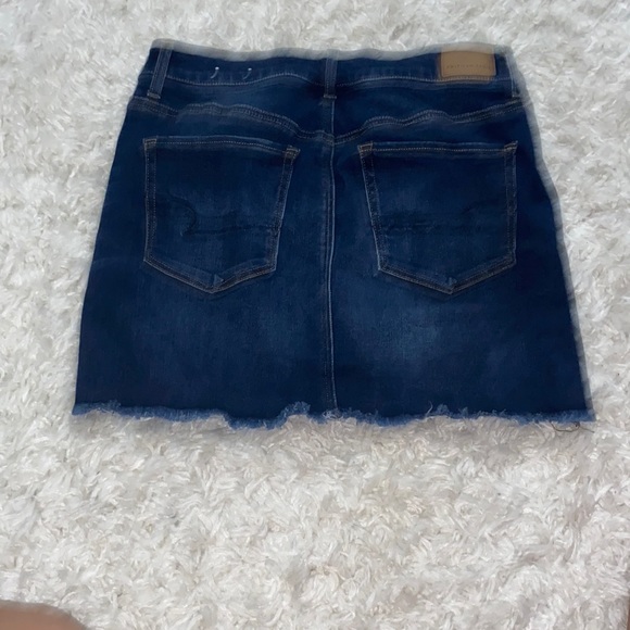 American Eagle Dark Blue jean Mini Skirt - Picture 2 of 2
